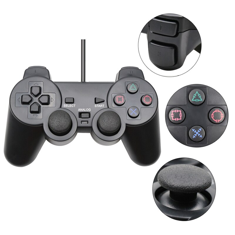 Colorful Wired Controller for Sony PS2