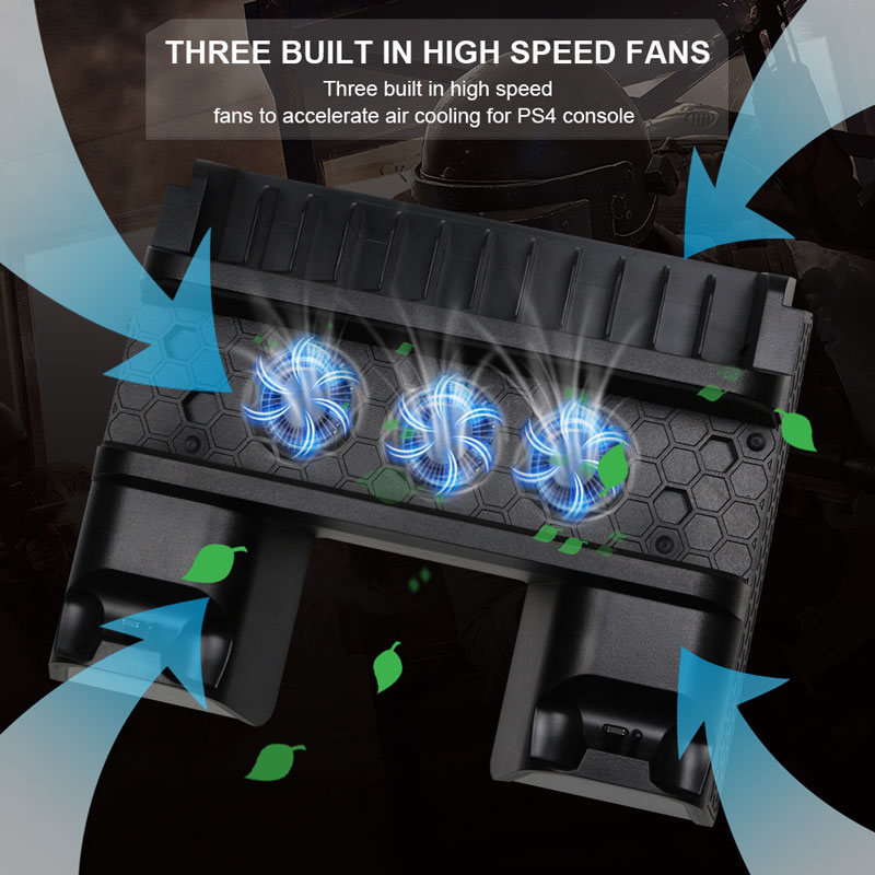 Dual Controller Charger with Cooling Fan