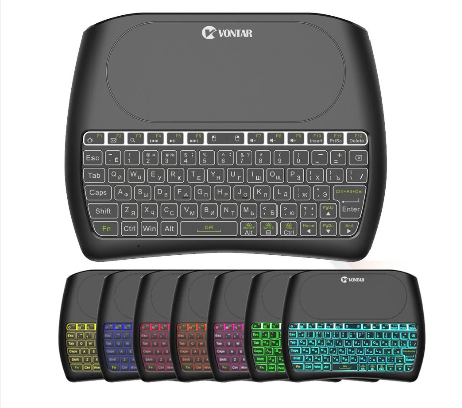 LED Design Wireless Keyboard